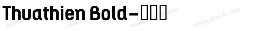 Thuathien Bold字体转换